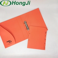 Carpeta de Anillas con estampado personalizado, carpeta de archivos de papel A4 con 2/2/3 anillas, 3/4/4 orificios, venta al por mayor