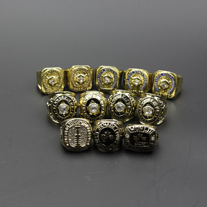 Juego de 12 Anillos de Campeón de Hockey con Hoja de Arce, Anillos Personalizados, Joyería para Hombre - Product Image 2