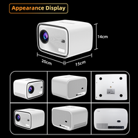 Mini projecteur bon marché Everycom H5 Pro nouveau projecteur LCD Home cinéma 1080P 4K Android Smart LED Mini projecteur Portable