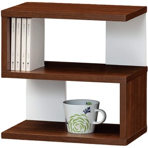 Estante de madera para almacenamiento de libros, organizador de 2 niveles para sala de estar, dormitorio, escritorio de oficina, estante multifuncional - Product Image 4