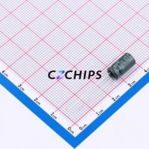 Condensador Electrolítico de Aluminio de 680uF 6.3V 6.3x12GF con Orificio Pasante, D6.3xL12mm 680uF 20% 6.3V 560mA-100KHz - Product Image 2