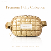 Pochette de ceinture 6,3 pouces en nylon lisse matelassé à motif floral pour femme, idéale pour les voyages en extérieur, vente en gros, personnalisable, certifiée BSCI et Sedex