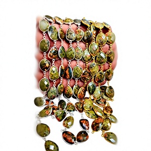 Cadena Conectora de Unakita Natural en Forma Irregular de 15 a 17 mm, Se Vende por Pie - Product Image 1
