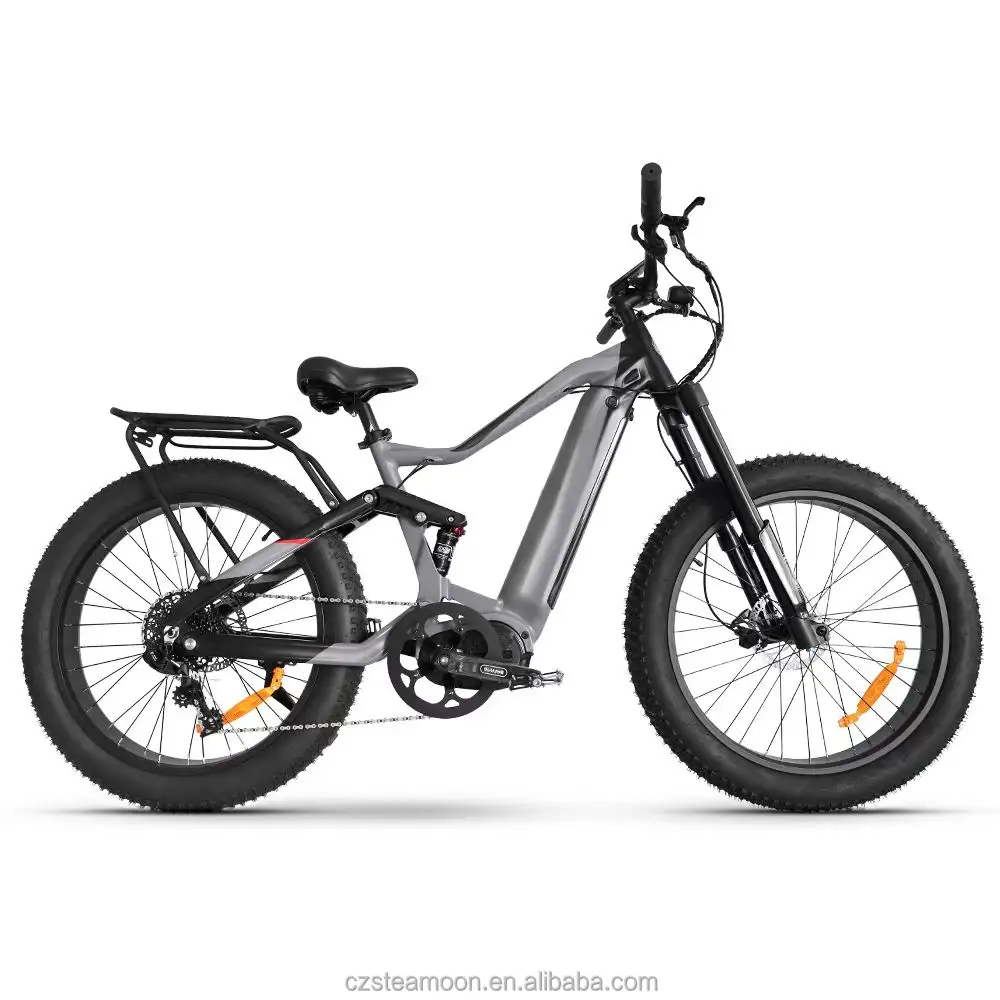 Bateria de lítio 48V 17.5Ah para bicicleta elétrica e bicicleta 1000W com suspensão dupla para adultos e adultos