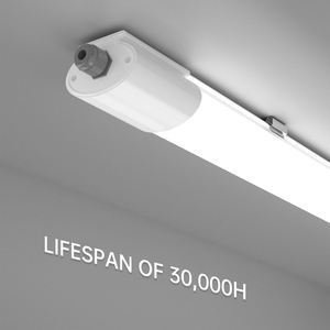 ไฟ LED แบบกันน้ำ IP65 มาตรฐาน ROHS กำลังไฟ 18W 36W 45W พร้อมเซ็นเซอร์ไมโครเวฟ 5.8GHz  วัสดุ PC ทั้งชิ้น สำหรับโรงงาน โกดัง โรงจอดรถ - Product Image 4
