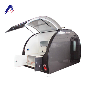 Allroad Mini aleación de aluminio Camper Trailer sólido impermeable estática lágrima Caravans - Product Image 5