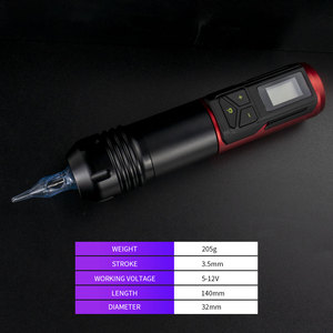 Portable Wireless Permanent Makeup Tattoo Pen Machine Hollow <b>Cup</b> Motor <b>Large</b> Capacity Battery Professional Tattoo Gun for PMU - Product Image 6
