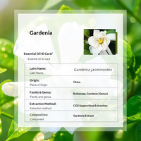 Huile de Gardenia Jasminoides 100% pure extraite au CO2, 100 ml, pour la fabrication de parfums, le soulagement du stress, l'aromathérapie, emballage personnalisé, étiquette, en vrac