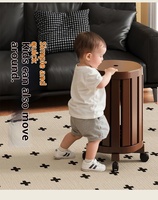 Chaises de salle à manger empilables avec roues verrouillables 6 Pc Set pour la maison cuisine café multi-fonctionnel gain de place