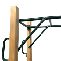 Monkey Bar pour équipement de fitness extérieur en bois Jungle Gym Kids Obstacle Course Escalade Frame