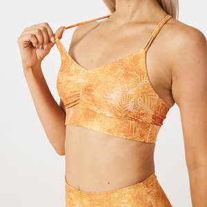 Women's Plus Size 2-Piece Sportswear Fashionable Fitness Gym Workout Wear <b>Top</b> Butt Lift <b>Leggings</b> Bra with Wholesale Yoga <b>Set</b> - Product Image 5