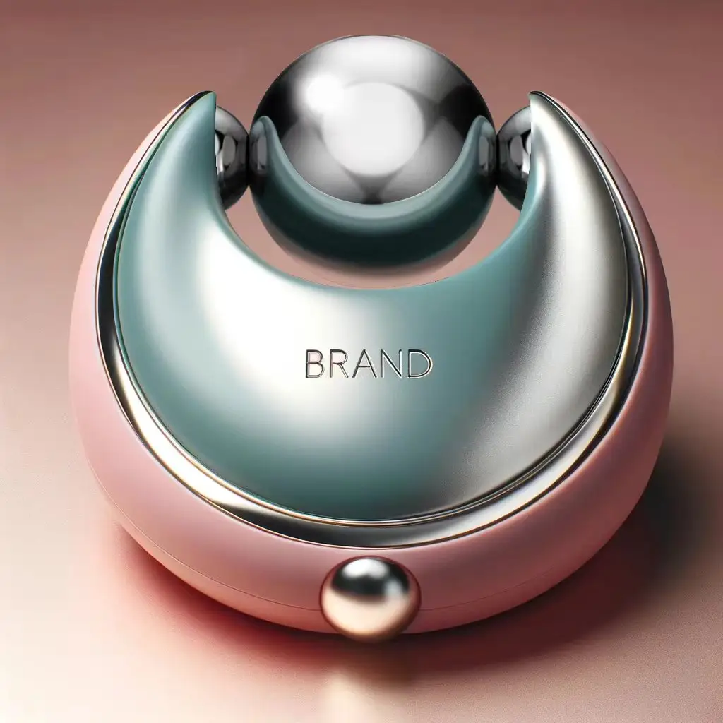 Home Beauty Roller es pendingin Wajah Set Globe Cryo pijat bola emas Stainless Steel wajah Mini bola es untuk wajah