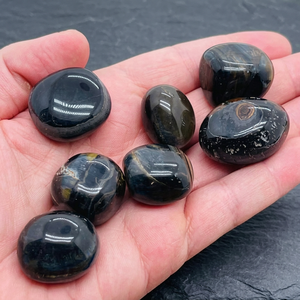 Pierres Roulées en Œil de Tigre Bleu Naturel en Gros – Cristaux de Pierres Précieuses pour Décoration Intérieure et Cadeaux Bijoux - Product Image 3