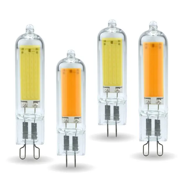 Factory 110V 220V G4 G9 2W 4W 6W Led Light Bulb Halogen Equivalent Chandelier Lighting dimmable LED G4 G9 bulb lights