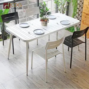 Grande Carregando Container Capacidade Outdoor Metal Dinning Chair Jardim Móveis Impermeável