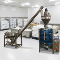 Machine d'emballage verticale mécanique à scellage arrière pour poudre, de 1 kg à 5 kg, pour piment rouge, épices, poudre d'avocat, riz, blé, farine de maïs
