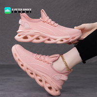 Chaussures de course respirantes en maille pour femmes, légères, absorbant les chocs, antidérapantes, chaussures de sport décontractées pour femmes
