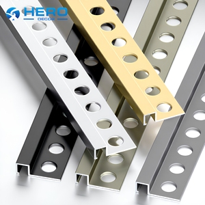Profilo Angolare <span class=keywords><strong>in</strong></span> <span class=keywords><strong>Alluminio</strong></span> per Piastrelle, Design Contemporaneo, Impermeabile e Durevole, per Uso Alberghiero, Vendita all'Ingrosso del Produttore - Product Image 2