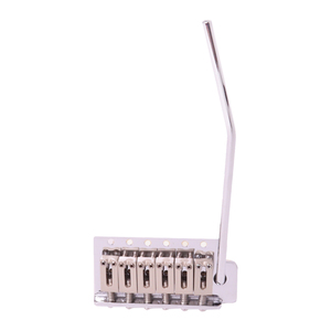 Puente de Trémolo de 6 Puntos Cromado al por Mayor - Bloque de Latón Completo para Modificación Profesional de Guitarras y Reparación de Alta Gama - Product Image 1