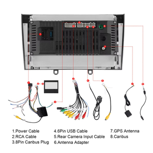 Radio de Coche Android Podofo de 7 Pulgadas, 4+64G, 2 Din, Estéreo para Coche, para Peugeot 408/308 T7, Carplay Inalámbrico/Android Auto, Carplay Universal ODM - Product Image 4