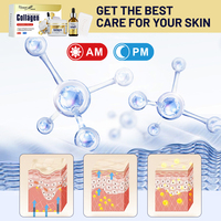 Disaar Vente en Gros Nouveau Coffret de Soins pour la Peau 3 en 1 au Collagène 100% Pur (Nouveau) Sérum de Beauté le Meilleur Blanchissant Anti-rides et Anti-âge