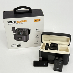 ميكروفون لاسلكي محمول لأجهزة iPad iPhone و Android(Lightning/USB C) ، ميكروفون صغير مزدوج لتسجيل الفيديو - Product Image 5