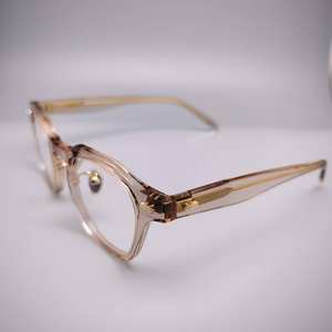 <span class=keywords><strong>Gafas</strong></span> de acetato Unisex Vintage, monturas ópticas redondas, Hipster diseño clásico, ligeras <span class=keywords><strong>y</strong></span> cómodas para Miopía - Product Image 2