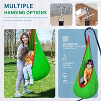 WOQI 51 Prêt à expédier, chaise suspendue gonflable pour enfant, siège en forme de coquille pour enfant, balançoire pour intérieur et extérieur