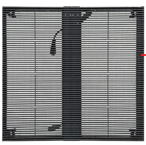Slim LED <b>Mesh</b> Screen Outdoor for Modern Windows with Screen and Grills - Product Image 3