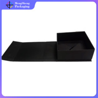 Boîte à gâteau en carton pliable avec logo personnalisé recyclé brillant pour stratification maquillage aimant pliable emballage de vêtements bon marché
