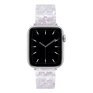 Eraysun <span class=keywords><strong>Bracelet</strong></span> en résine de luxe pour <span class=keywords><strong>Apple</strong></span> <span class=keywords><strong>Watch</strong></span> Ultra 49mm 38 40mm 44 42mm <span class=keywords><strong>Bracelet</strong></span> en métal pour iWatch 8 7 6 5 4 <span class=keywords><strong>se</strong></span> 3 2 1 41 - Product Image 4