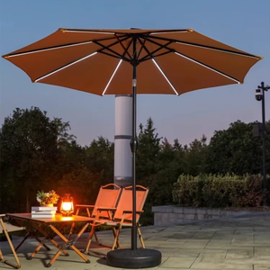 Parasol solaire à LED pour patio, jardin, camping, extérieur, indice de protection IP65 pour application paysagère - Product Image 3