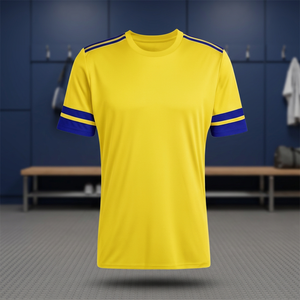 ชุดเสื้อฟุตบอลโพลีเอสเตอร์ ระบายอากาศได้ดี คอกลม ชุดยูนิฟอร์มฟุตบอล พิมพ์ลายด้วยความร้อน ชุดกีฬาสำหรับผู้ใหญ่ ออกแบบเองได้ - Product Image 4