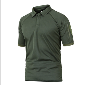 เสื้อยืดทหารลายพราง DFT103 สำหรับผู้ชาย เสื้อยืดแขนสั้นแบบมีปก แห้งเร็ว เหมาะสำหรับกิจกรรมกลางแจ้ง - Product Image 1
