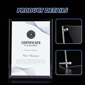 Miễn phí đứng 4x6 5x7 inch hai mặt từ acrylic khung ảnh thân thiện với môi trường không thấm nước cho Máy tính để bàn hiển thị hình ảnh - Product Image 3