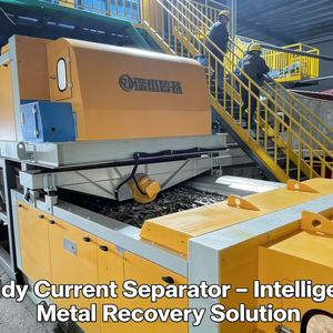 Separador de Corrientes de Foucault para Metales No Ferrosos RJ Equipment, Accionado por Motor, 3KW de Potencia, Capacidad de 1.5-10t/h para Reciclaje de <span class=keywords><strong>Chatarra</strong></span> - Product Image 2