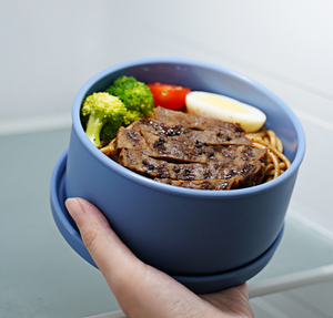 Boîte à bento en silicone durable, empilable, sans BPA, pour l'emballage alimentaire, avec couvercle anti-fuite, micro-ondable et réutilisable - Product Image 3