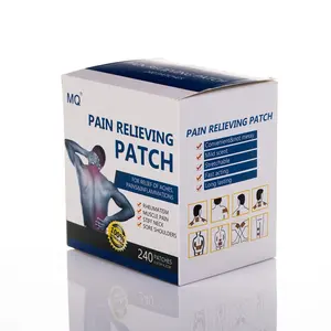 Plâtre chinois en gros avec patchs OEM de marque privée pour soulager la douleur avec impression de boîtes Patch anti-douleur de petite taille