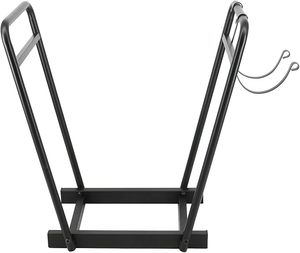 Nuevo modelo de estante de leña de acero de tamaño pequeño para interiores y exteriores, ganchos de madera para leña, estantes de almacenamiento, soporte para leña para chimenea - Product Image 4