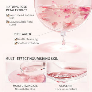 Gel Douche aux Pétales de Rose OEM 350ml – Nettoyant Nourrissant, Apaisant, Hydratant, Éclaircissant – Lavant Corporel Floral Personnalisable avec Logo – Produit de Bain - Product Image 6