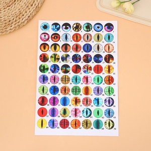 Foretrend 8mm-30mm <span class=keywords><strong>Yeux</strong></span> en résine cabochon multicolores pour jig de pêche en mer, accessoire DIY pour modè<span class=keywords><strong>les</strong></span> et jouets souples - Product Image 5