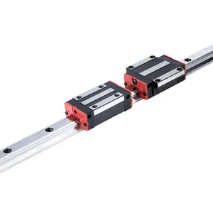 Conjunto ferroviário guia linear CNC trilho linear hgr20 400mm hg20 e blovk