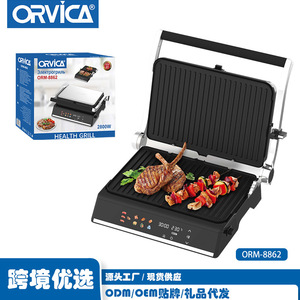 เครื่องทำสเต็ก, แซนด์วิช, วาฟเฟิล ORVICA มาตรฐานยุโรป พร้อมหน้าจออัจฉริยะ สำหรับครัวเรือน - Product Image 3
