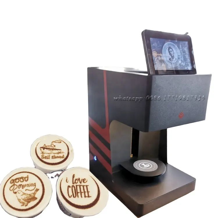 Máquina de impresión 3d de Latte para Selfie, impresora automática de café, alimentos comestibles para galletas, Chocolate, OEM