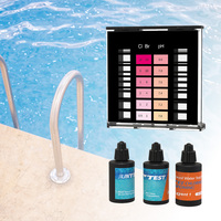 Kit de test d'eau liquide Jilintest pour chlore, brome et pH, réactif 3 en 1, kit de test pour piscine