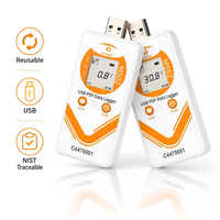 Enregistreur de température USB Thermo-hygromètre Haute Précision en Plastique OEM/ODM IP66 Durable 120 Jours Enregistreur de Données Haute Température