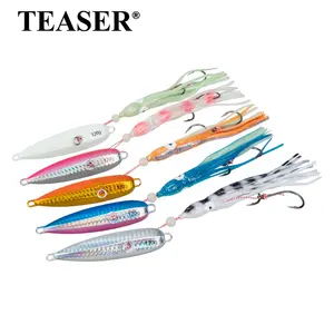 J25 40g to 200g Slow Barras Dyeing Machine Striped Bass Jigs Mackerel Toma China Supplying Sea Metal Jig Vertical Jigging