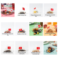 Groothandel Gezondheidsthee Bloemengeur Aanpasbare Driehoekige Zakverpakking Chinese Kruiden Bulk Gemengde Gedroogde Fruitthee Doos Ja Kruid