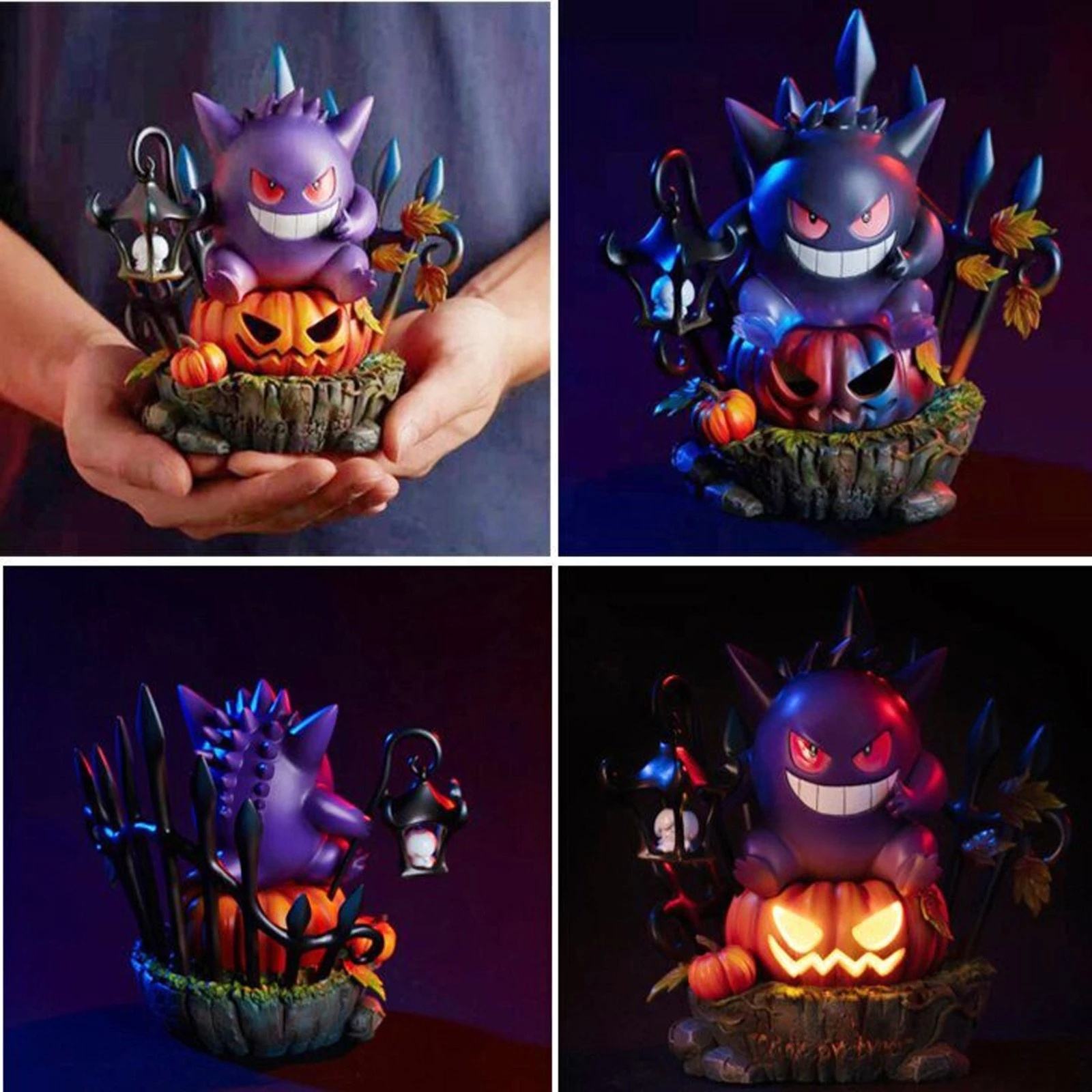Halloween Pumpkin Gengar-King Figure Decorations - Perfect for