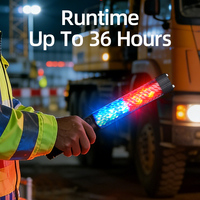Bâton de signalisation portable de haute qualité bâton rouge de lumière de sécurité Flash LED étanche pour l'avertissement de sécurité